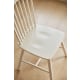 Linspire Ventus Solid Wood Dining Chairs, White, Set of 2