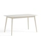 Linspire Ventus Dining Table with Sintered Marble Top, 1.4m, White