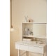 Linspire Ventus Solid Wood Dressing Table, 0.8m, White