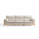 Linspire Drift 3-Seater Sofa, Natural & White