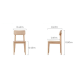 Linspire Bliss Solid Wood Dining Chair, Set of 2