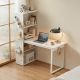 Linspire Ascend Desk with Shelves, White