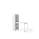 Linspire Ascend Desk with Shelves, White