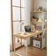 Linspire Ascend Desk with Shelves, Natural & White