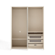 Linspire Aurora 4-Door Wardrobe with 3 Drawers