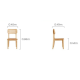 Linspire Flow Solid Wood Dining Chair, Set of 2