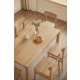 Linspire Flow Solid Wood Dining Table, 1.5m