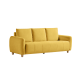 Linspire Aero 3-Seater Boucle Sofa, Yellow