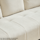 Linspire Aero 2-Seater Boucle Sofa, Off White