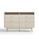 Linspire Genesis Chest Of 6 Drawers, Lowboy