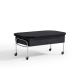 Linspire Meadow Coffee Table with Casters, Black