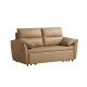 Linspire Quiver 2.5-Seater Leathaire Sofa Bed, Brown