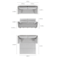 Linspire Quiver 3-Seater Leathaire Sofa Bed, Creamy White