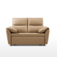 Linspire Quiver 2-Seater Leathaire Sofa Bed, Brown