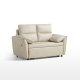 Linspire Quiver 2-Seater Leathaire Sofa Bed, Creamy White