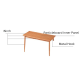 Linspire Radian Extendable Office Desk with Small Cabinet