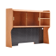 Linspire Radian Extendable Dual Office Desk with a Large Cabinet and a Bookcase