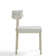 Linspire Tesseract Boucle Dining Chairs, Set of 2, Creamy White