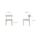 Linspire Tesseract Boucle Dining Chairs, Set of 2, Creamy White