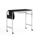 Linspire Trend Office Desk with Casters, Black