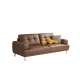 Linspire Vertex 3-Seater Leather Sofa, Brown