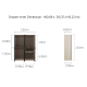 Linspire Unity Wardrobe with Sensor Light