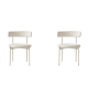 Linspire Warp Boucle Dining Chairs, Set of 2