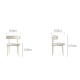 Linspire Warp Boucle Dining Chairs, Set of 2