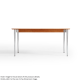 Linspire Zen Dining Table, Brown, 140x80x75cm