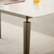 Linspire Xenon Glossy Sintered Stone Top Dining Table, 160x80cm