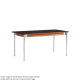 Linspire Zen Sintered Stone Table Top Dining Table, Black, 140x80x75cm