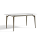 Linspire Xenon Glossy Sintered Stone Top Dining Table, 140x80x75cm