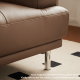 Linspire Vertex 4-Seater Leather Sofa, Black, 301x102x85cm