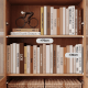 Linspire Prism 2 Plastic/Panel Door Bookcase with 2 Drawers, Natural