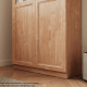 Linspire Prism 2 Plastic/Panel Door Bookcase with 2 Drawers, Natural