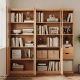 Linspire Prism 2 Plastic/Panel Door Bookcase with 2 Drawers, Natural