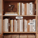 Linspire Prism 2 Plastic Door Bookcase with 2 Drawers, Natural & Black