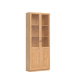 Linspire Prism 2 Plastic/Panel Door Bookcase, Natural