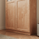 Linspire Prism 2 Plastic/Panel Door Bookcase, Natural