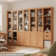 Linspire Prism 2 Plastic/Panel Door Bookcase, Natural