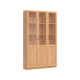 Linspire Prism 3 Plastic/Panel Door Bookcase, Natural