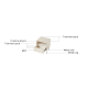 Linspire Whisper Bedside Table