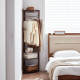 Linspire Quaint Solid Wood Corner Clothes Rack, Large