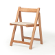 Linspire Yumi Solid Wood Foldable Dining Chair, Natural, Set of 2