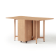 Linspire Yumi Foldable Dining Table with Castors, Natural