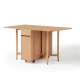 Linspire Yumi Foldable Dining Table & 4 Dining Chairs Set, Natural