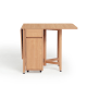 Linspire Yumi Foldable Dining Table & 4 Dining Chairs Set, Natural