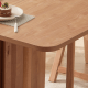 Linspire Yumi Foldable Dining Table & 4 Dining Chairs Set, Natural