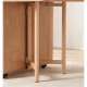 Linspire Yumi Foldable Dining Table & 4 Dining Chairs Set, Natural