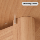 Linspire Yumi Foldable Dining Table & 4 Dining Chairs Set, Natural